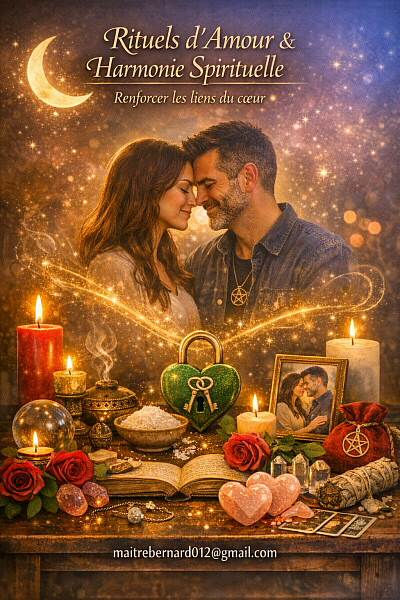 Explorez les rituels spirituels d’amour pour rétablir l’harmonie, renforcer les liens et apaiser les tensions du couple.