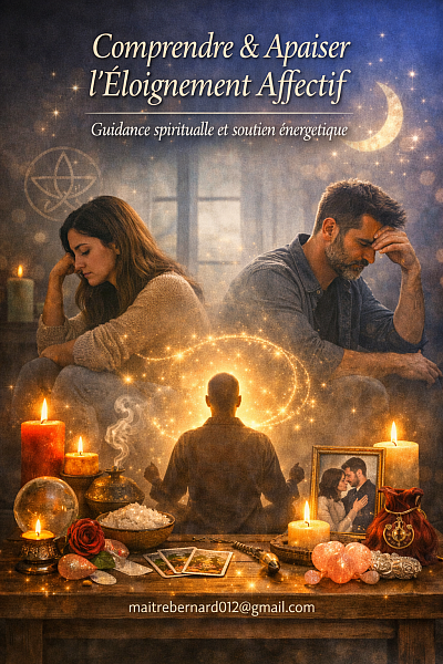 L’éloignement affectif peut être compris et apaisé grâce à la guidance spirituelle et un travail énergétique profond.