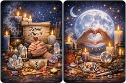 Ravivez l’amour et rétablissez le lien avec votre partenaire grâce à un soutien spécialisé en retour affectif et réconciliation.